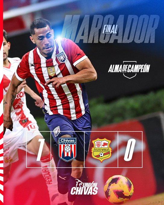 Atlético Morelia sufre derrota de 1-0 con el Tapatío-2