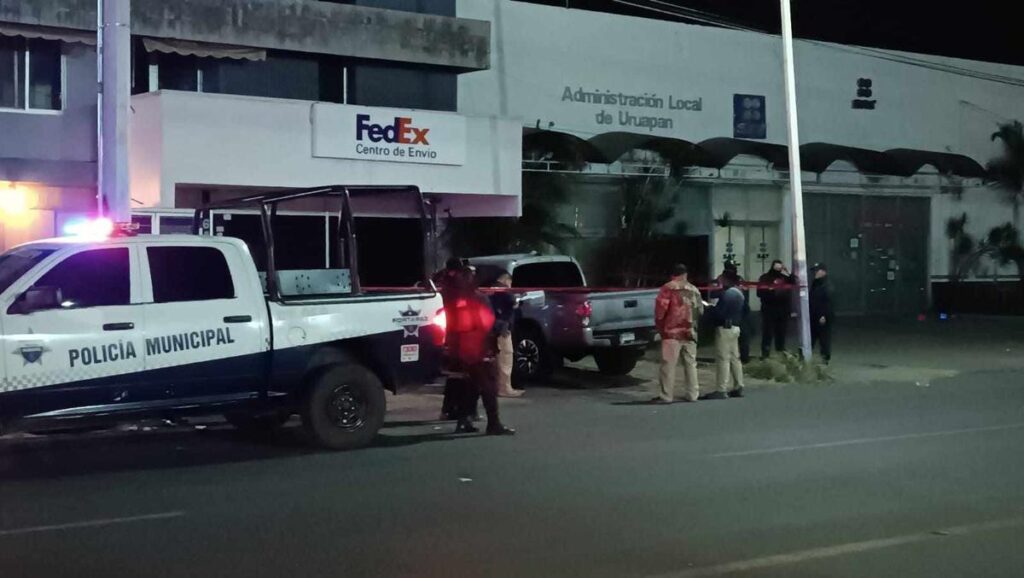 baleado por resistirse a robo de camioneta Zamora