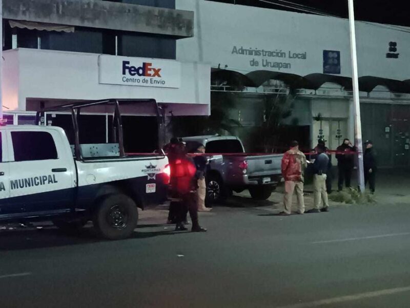 baleado por resistirse a robo de camioneta Zamora