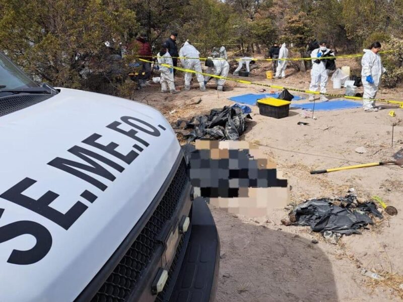 cadáveres en fosas clandestinas Chihuahua