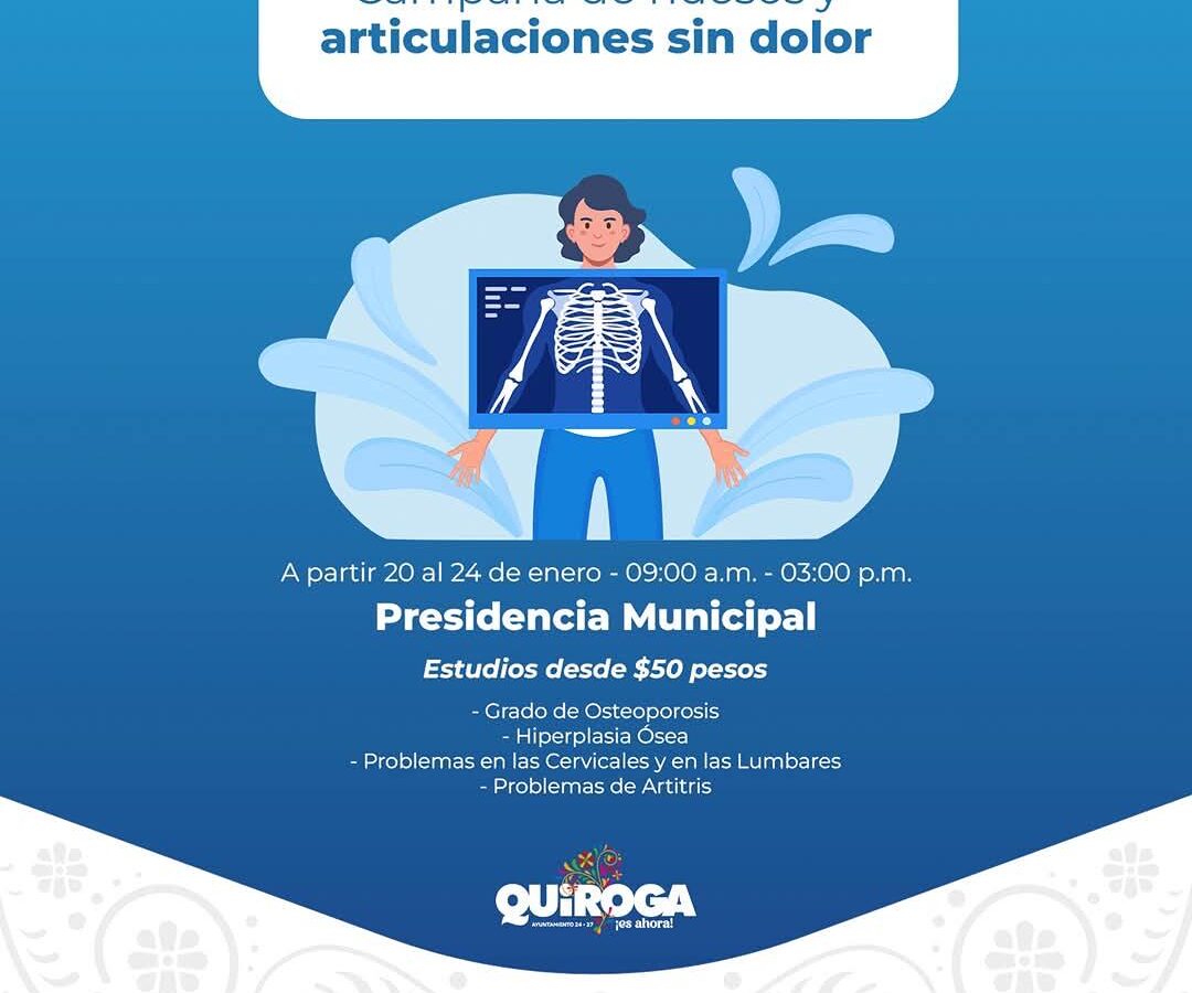 campaña “Huesos y Articulaciones Sin Dolor” en Quiroga