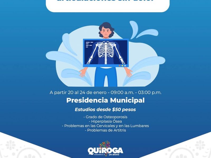 campaña “Huesos y Articulaciones Sin Dolor” en Quiroga