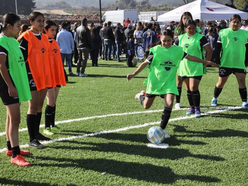 cancha Espazio 200 Pátzcuaro inauguración 1