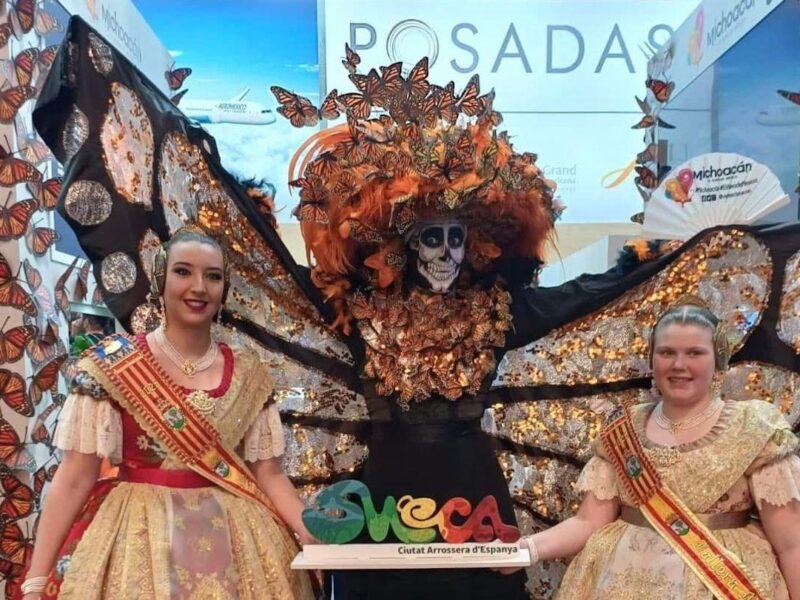 Catrina Monarca Michoacán en Fitur 2025 1