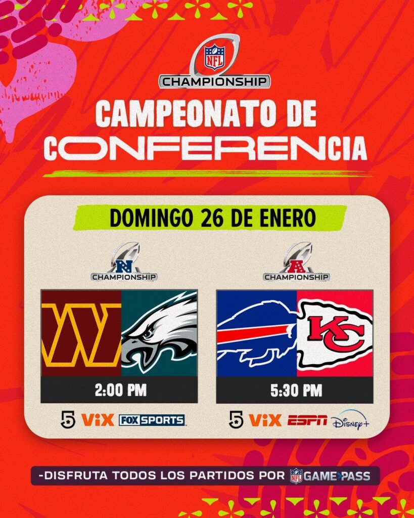 Chécate dónde ver las Finales de Conferencia de la NFL-1