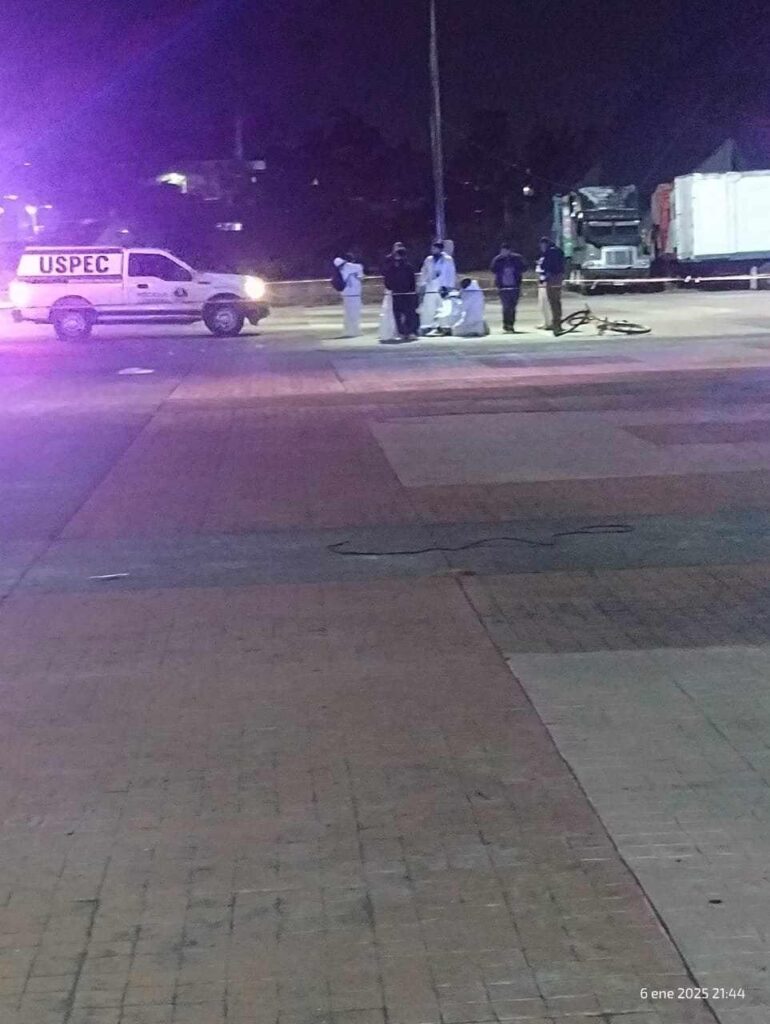 Ciclista es asesinado a tiros en la explanada del Complejo Deportivo Bicentenario