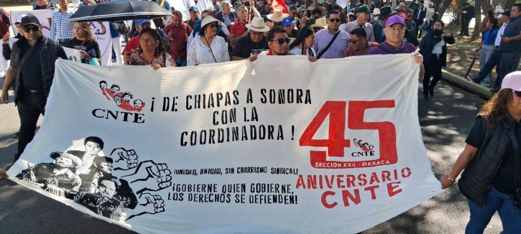 CNTE arranca 2025 con “jornada nacional de lucha”