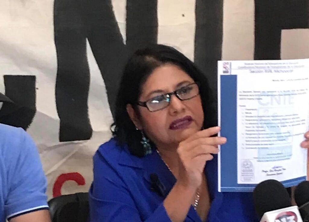 CNTE se opone al registro digital para preinscripciones en Michoacán