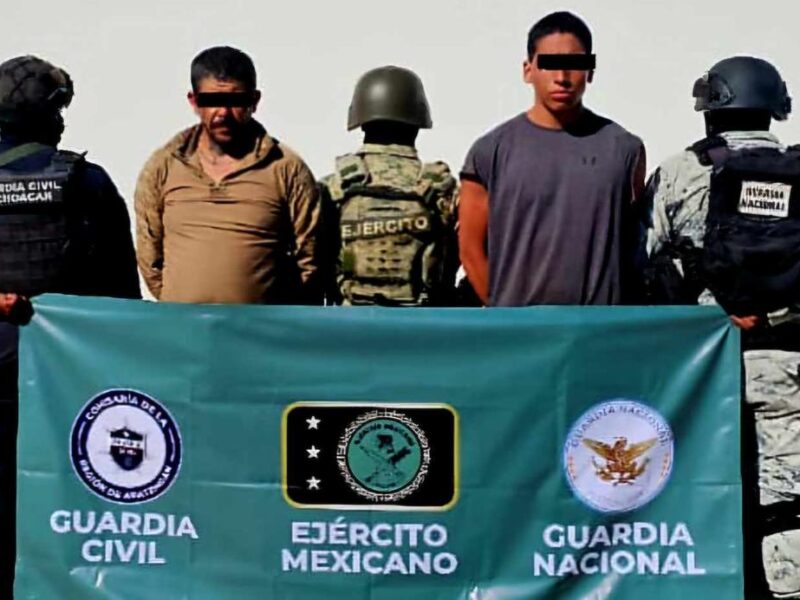 Detienen a “El Checo” y “El Chino” presuntos sicarios del CJNG, en Buenavista 1