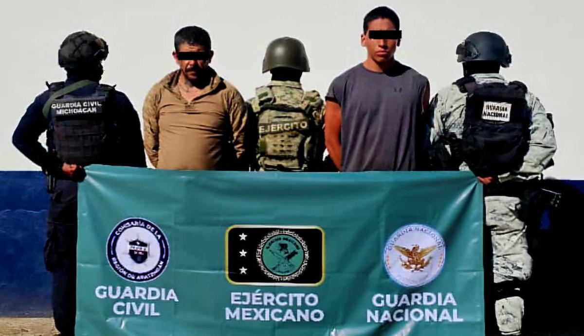 Detienen a “El Checo” y “El Chino” presuntos sicarios del CJNG, en Buenavista 1