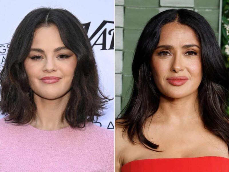 encuentro emotivo de Salma Hayek y Selena Gómez en los Golden Globes