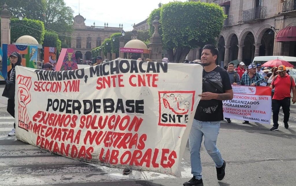 Escasos recursos a programas educativos y discriminación a eventuales en Michoacán, denuncia magisterio