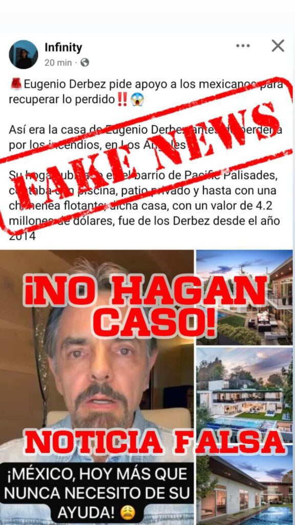 Eugenio Derbez desmiente fake news sobre su situación económica