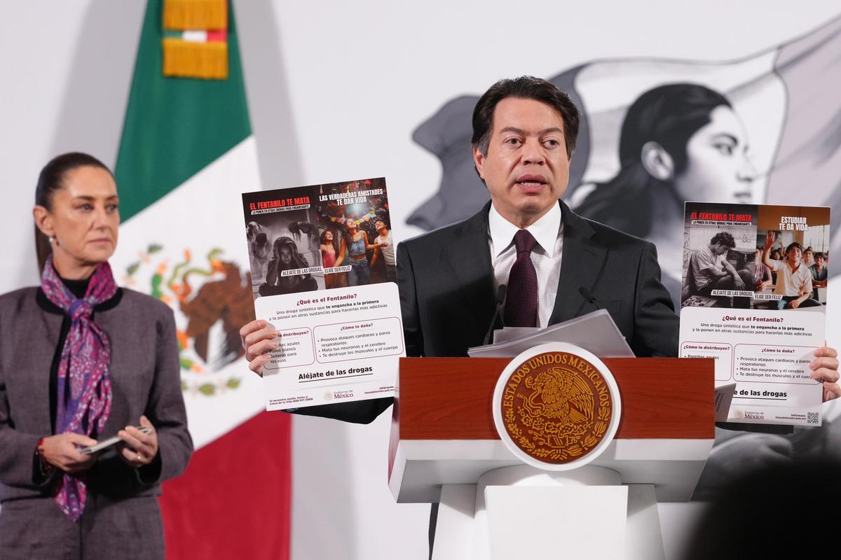 Gobierno de México presenta campaña antidrogas contra el fentanilo