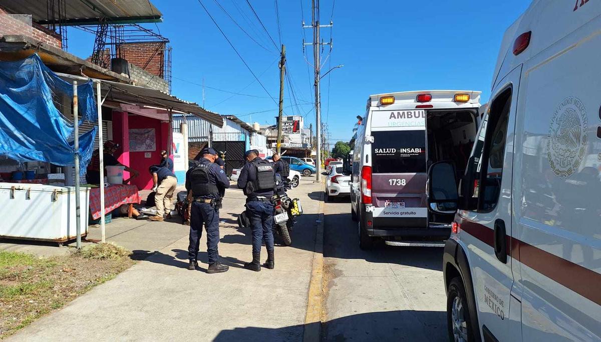 Hombre baleado colonia Eduardo Ruiz de Uruapan