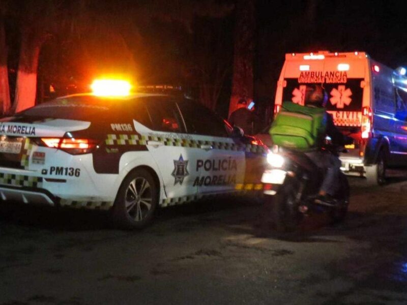 Hombre sufre balazo por accidente al manipular un arma en la colonia El Porvenir de Morelia