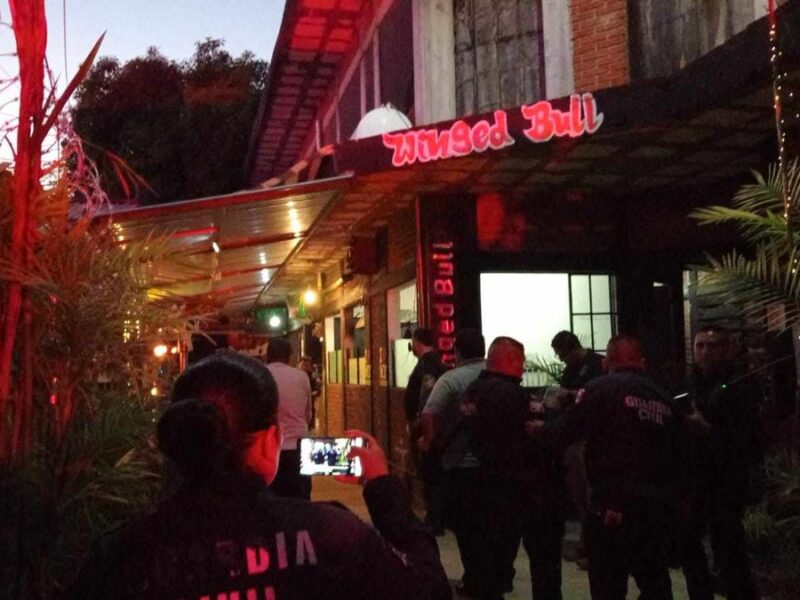 homicidio en el bar Winged Bull, de Uruapan