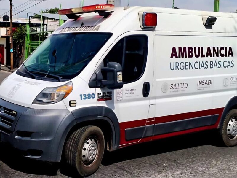 Lesionada en accidente de motocicleta en Antúnez