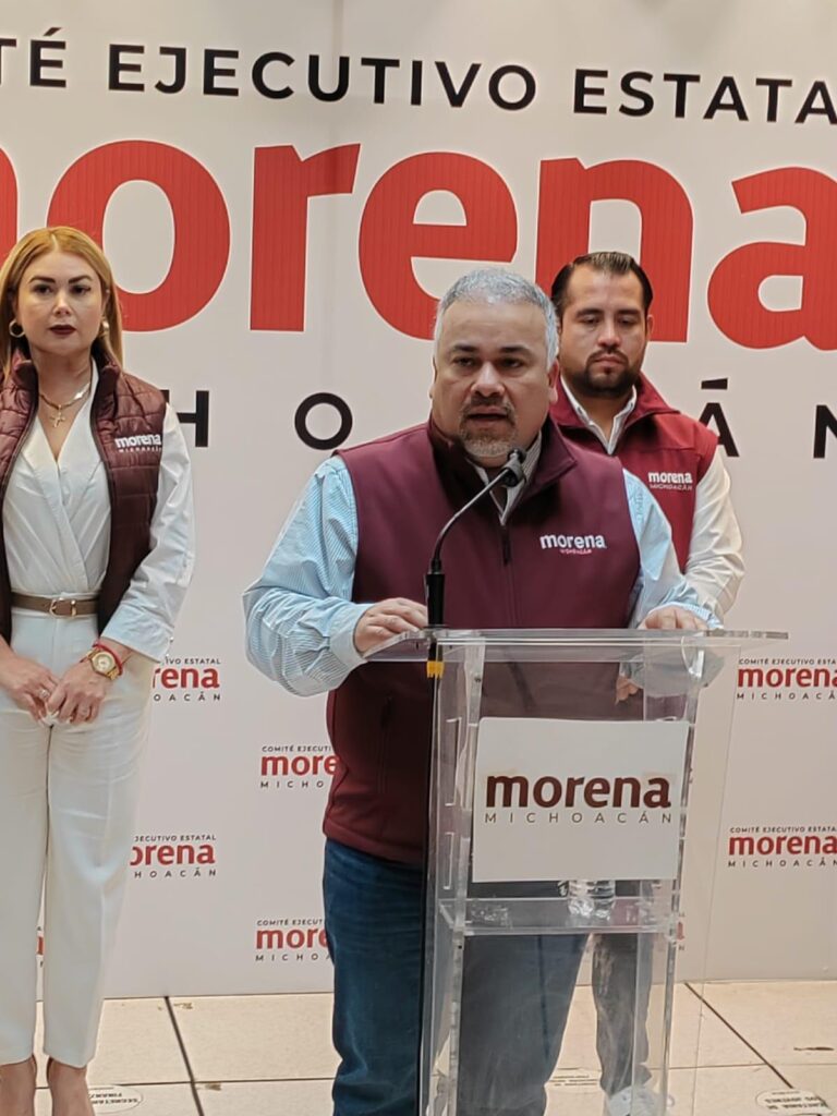 Morena Michoacán respalda a Sheinbaum ante Trump