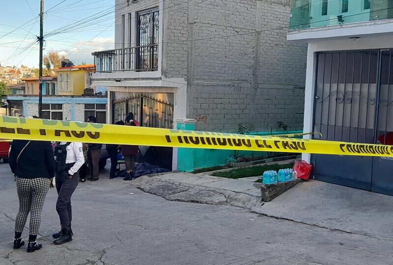 muerto casa Lomas de la Joya Morelia