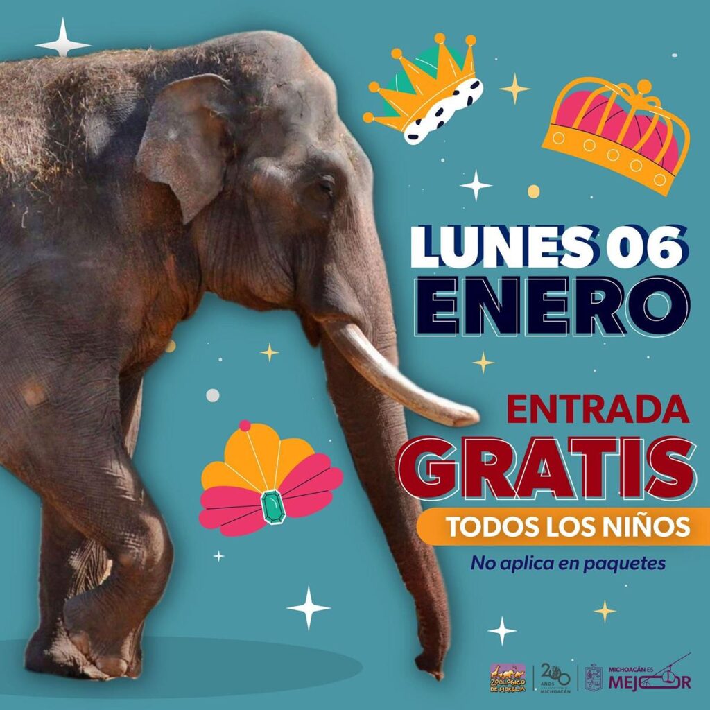 Niños Gratis en el Zoológico de Morelia por Día de Reyes: ¿Cuándo? 2