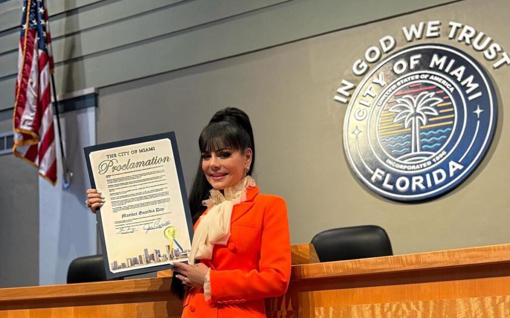 ¿por qué se celebra el día de Maribel Guardia en Miami?