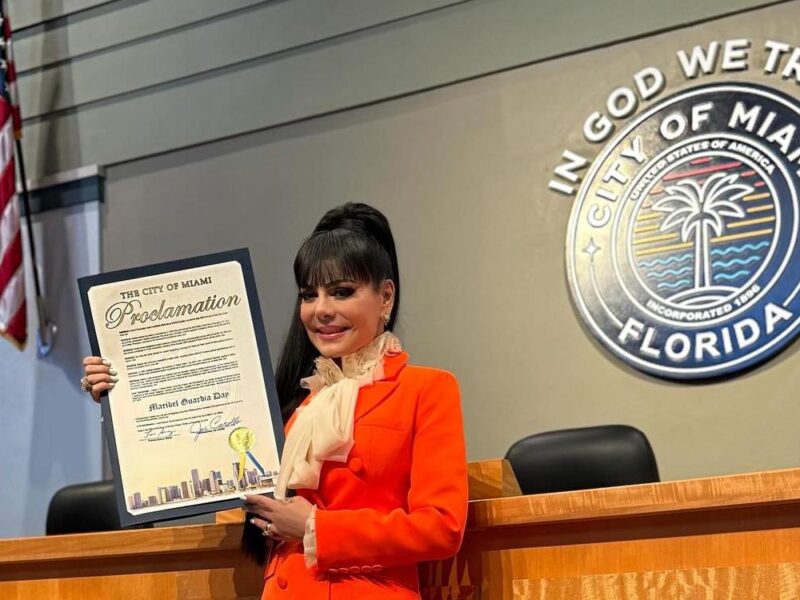 ¿por qué se celebra el día de Maribel Guardia en Miami?