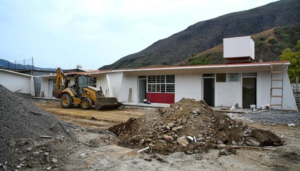 reconstrucción de escuela afectada por sismo en Aquila 3