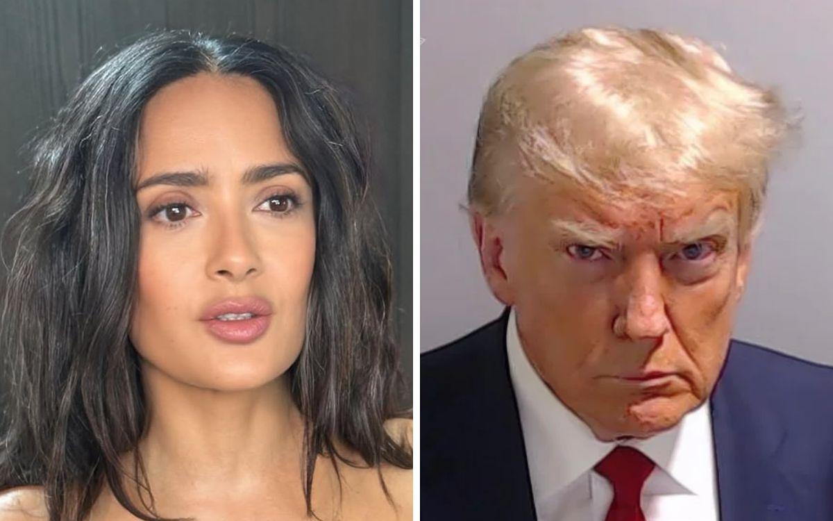 Salma Hayek rechaza Donald Trump