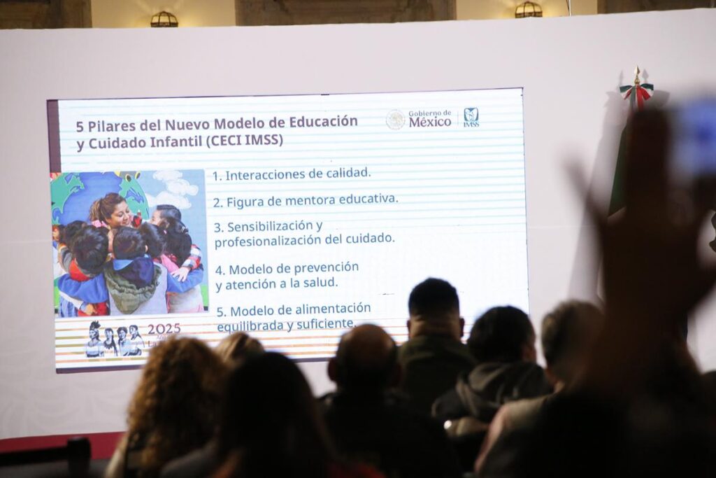 Sheinbaum anuncia la creación de Centros de Educación y Cuidado Infantil del IMSS