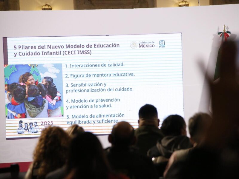 Sheinbaum anuncia la creación de Centros de Educación y Cuidado Infantil del IMSS