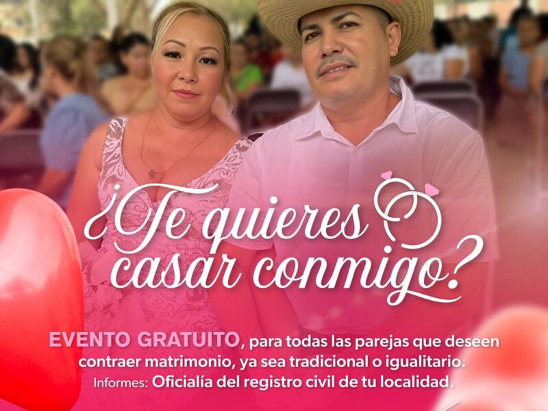 ¿Te quieres casar? Michoacán tendrá bodas colectivas gratis el 14 de febrero