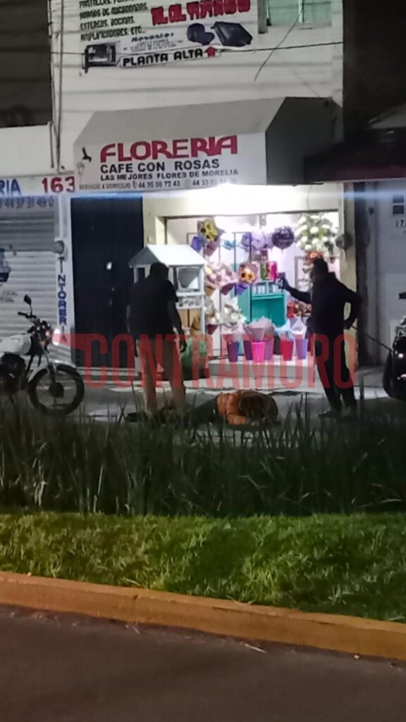 Tiroteo en florería de Fuentes de Morelia deja un muerto y un herido-2