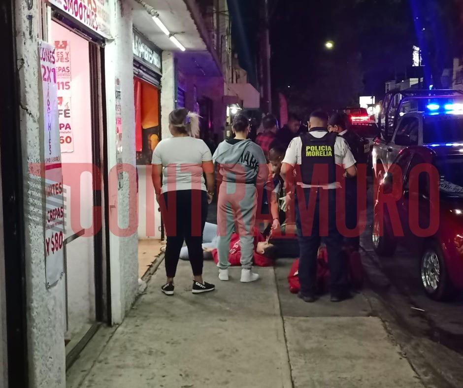 Tiroteo en florería de Fuentes de Morelia deja un muerto y un herido