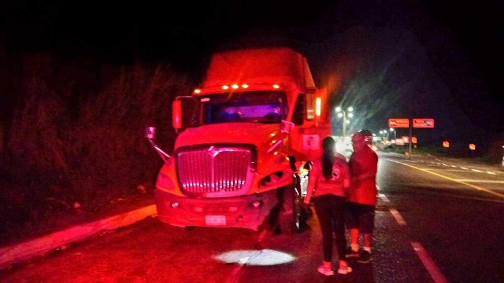 Tráiler impacta contra semoviente en la autopista Siglo XXI