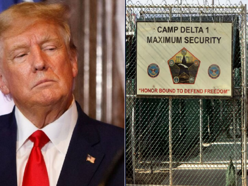 Trump firma orden ejecutiva para traslado de inmigrantes deportados a Guantánamo