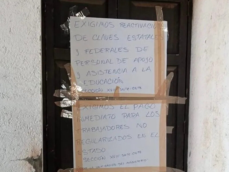 Trabajadores de apoyo señalan inequidad en la contratación en la SEE Michoacán