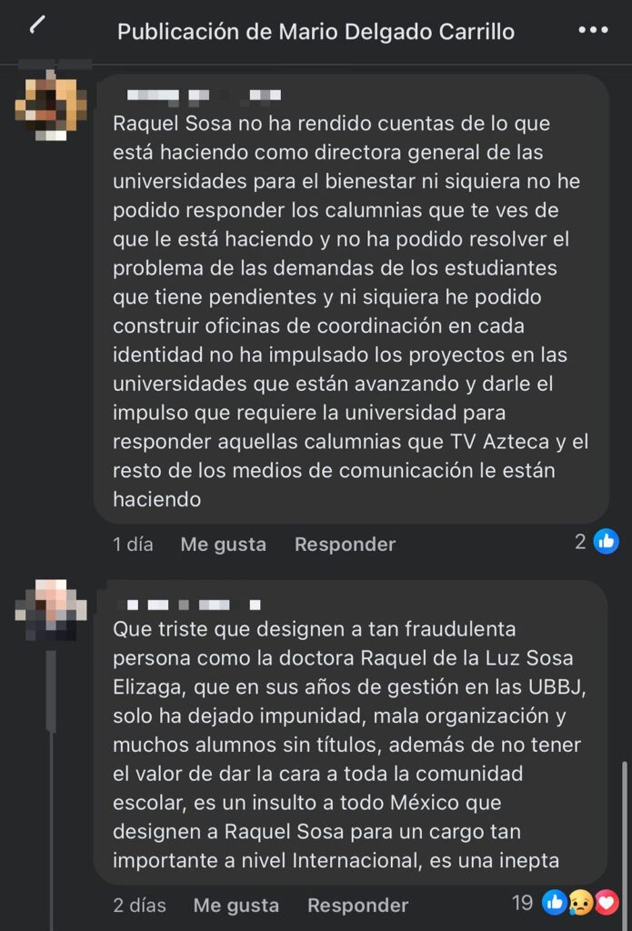 A una horas de ser designada directora del Crefal, Raquel Sosa, hace limpia de personal-1