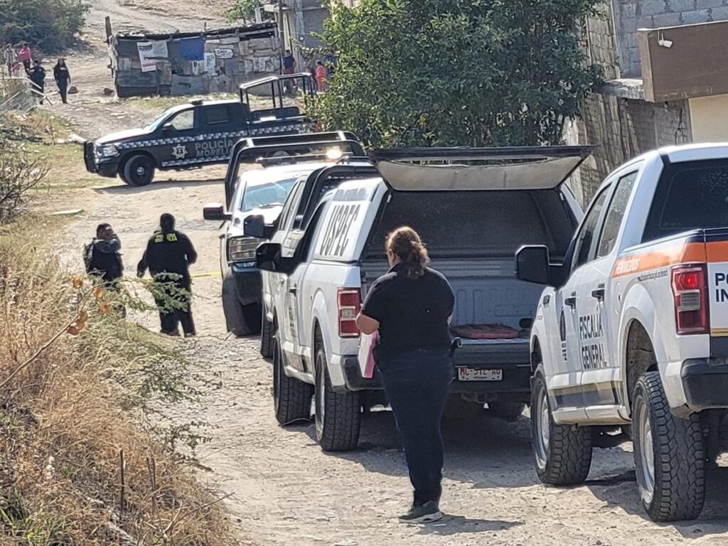 asesinato en Morelia Localizan a una mujer asesinada en el fraccionamiento Santa Fe.1