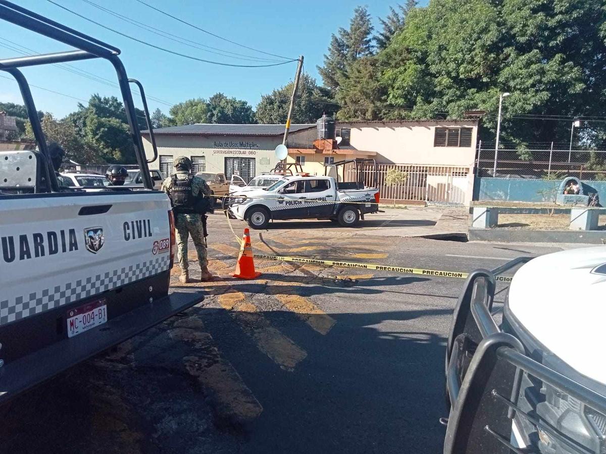 Ataque armado a Policías municipales de Tinguindín, Michoacán 1