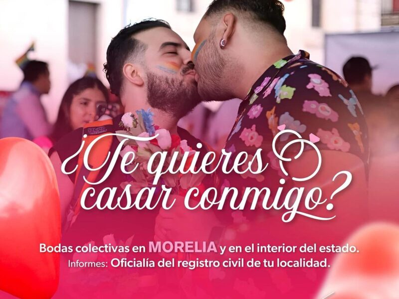 bodas colectivas Michoacán: Estos son los requisitos para casarte el 14 de febrero