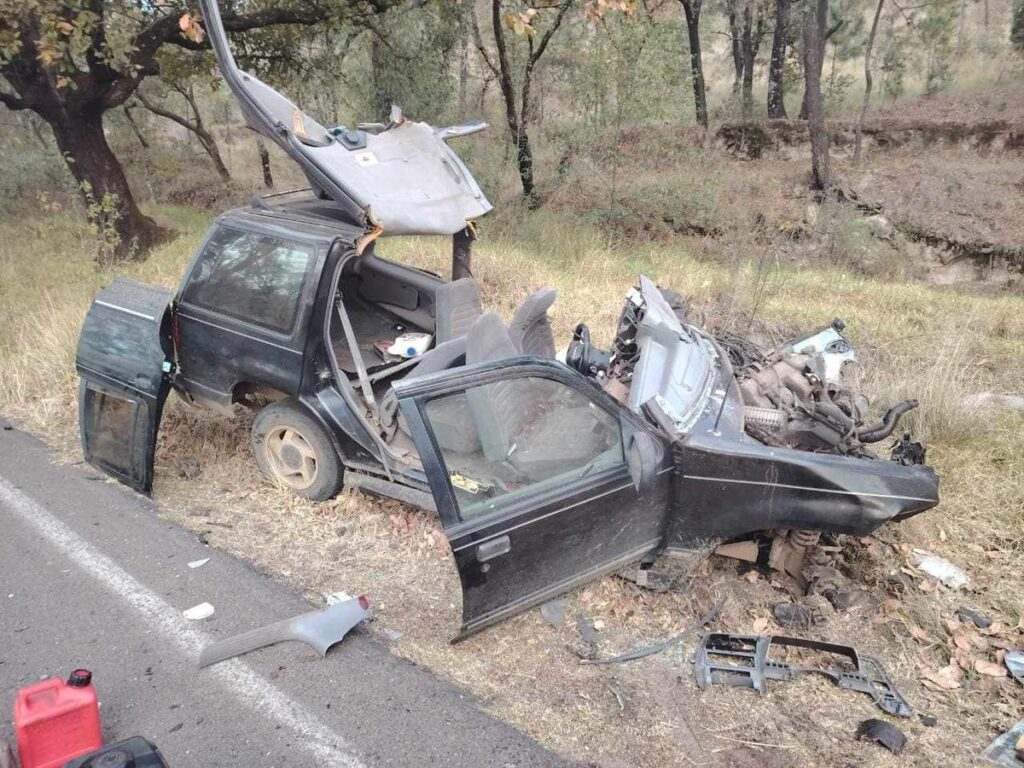 choque camionetacamión de carga Hidalgo muertos