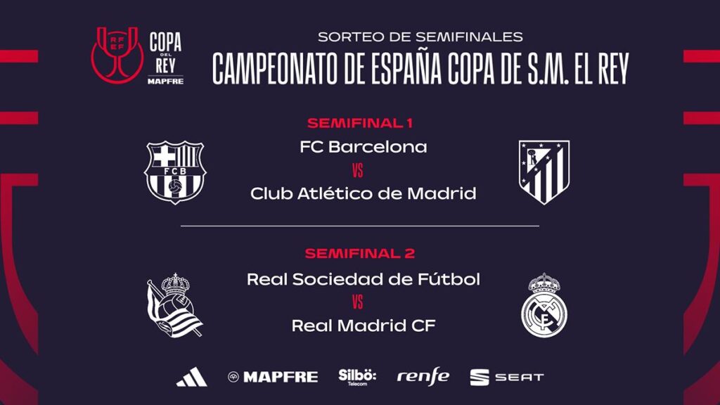 ¿Clásico Español? Así se jugarán las Semifinales de la Copa del Rey 2025; cruces y fechas confirmadas-1