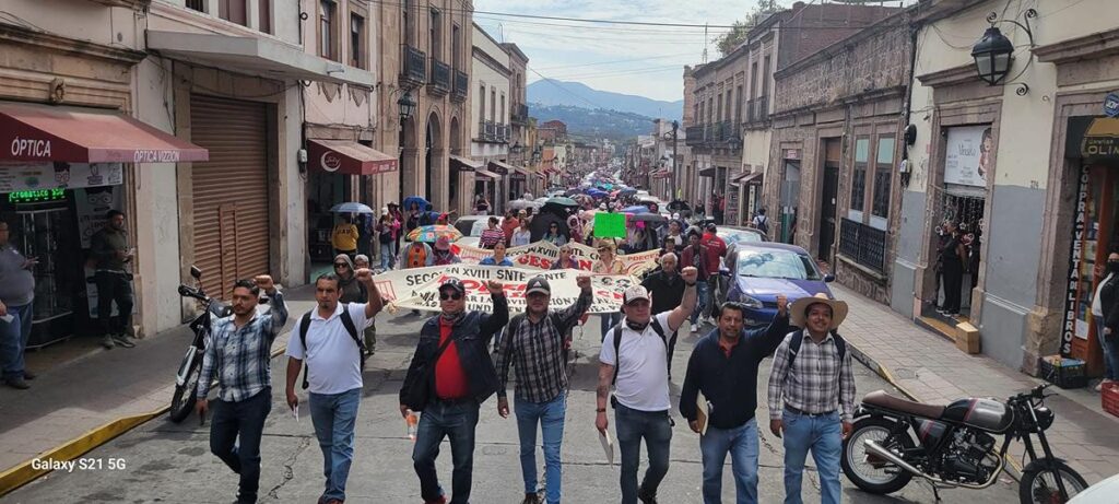 CNTE y SNTE encabezarán protestas y marchas este jueves en Morelia