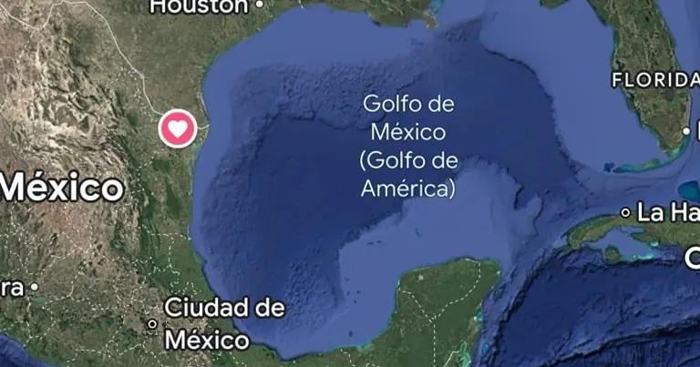 Google Maps cambió el nombre de "Golfo de México" por "Golfo de América"