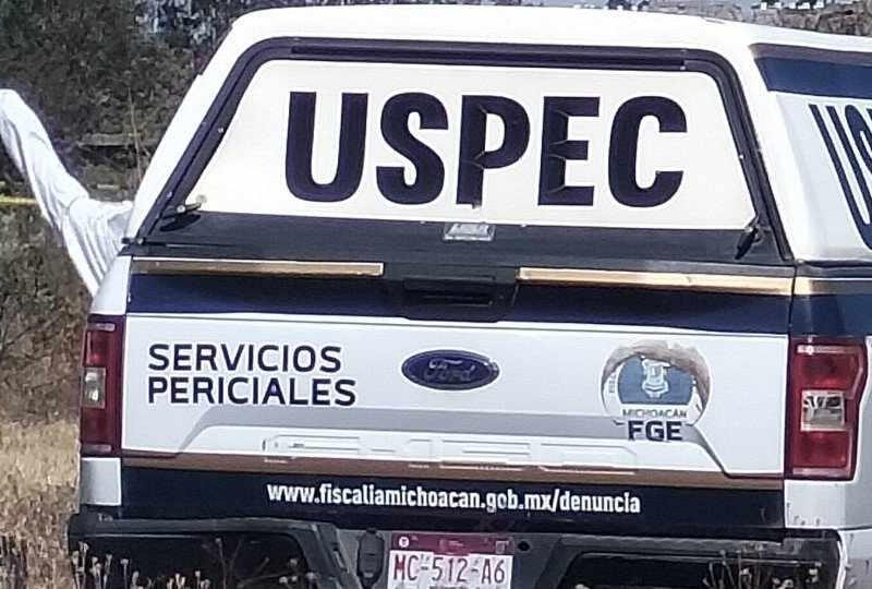 hombre asesinado escopetazo paraje Indaparapeo