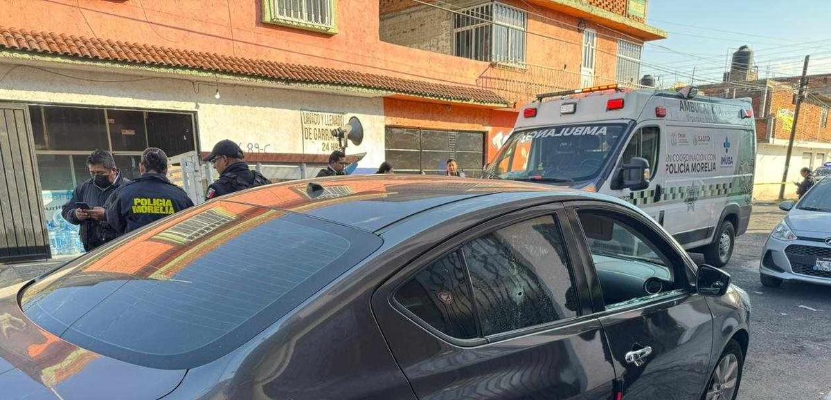 Hombre resulta herido de bala al evitar secuestro al poniente de Morelia