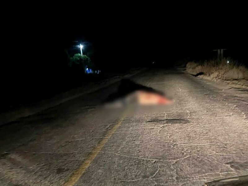 homicidio en Buenavista Abandonan cadáver con huellas de violencia