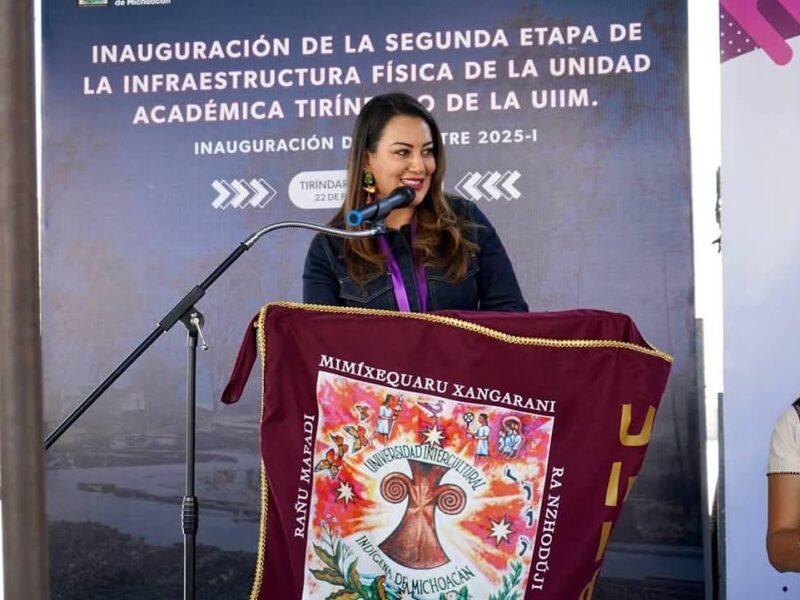 Inversión en educación, clave para el desarrollo de Zacapu, Michoacán con educación intercultural : Mónica Valdez