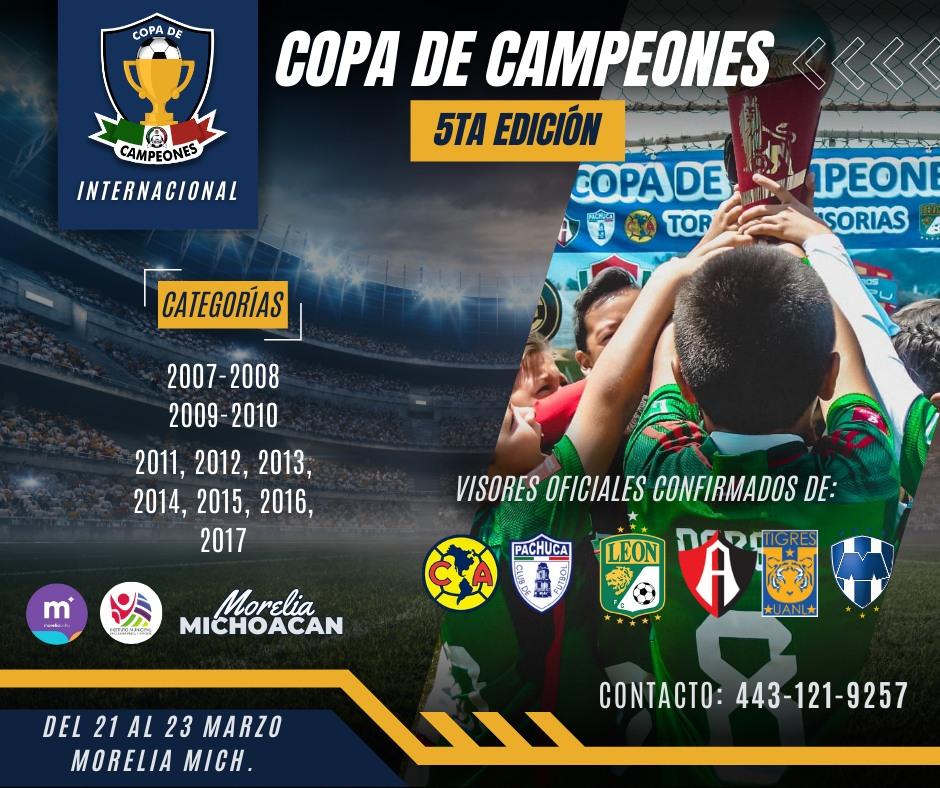 lista la 5ª edición de la Copa de Campeones